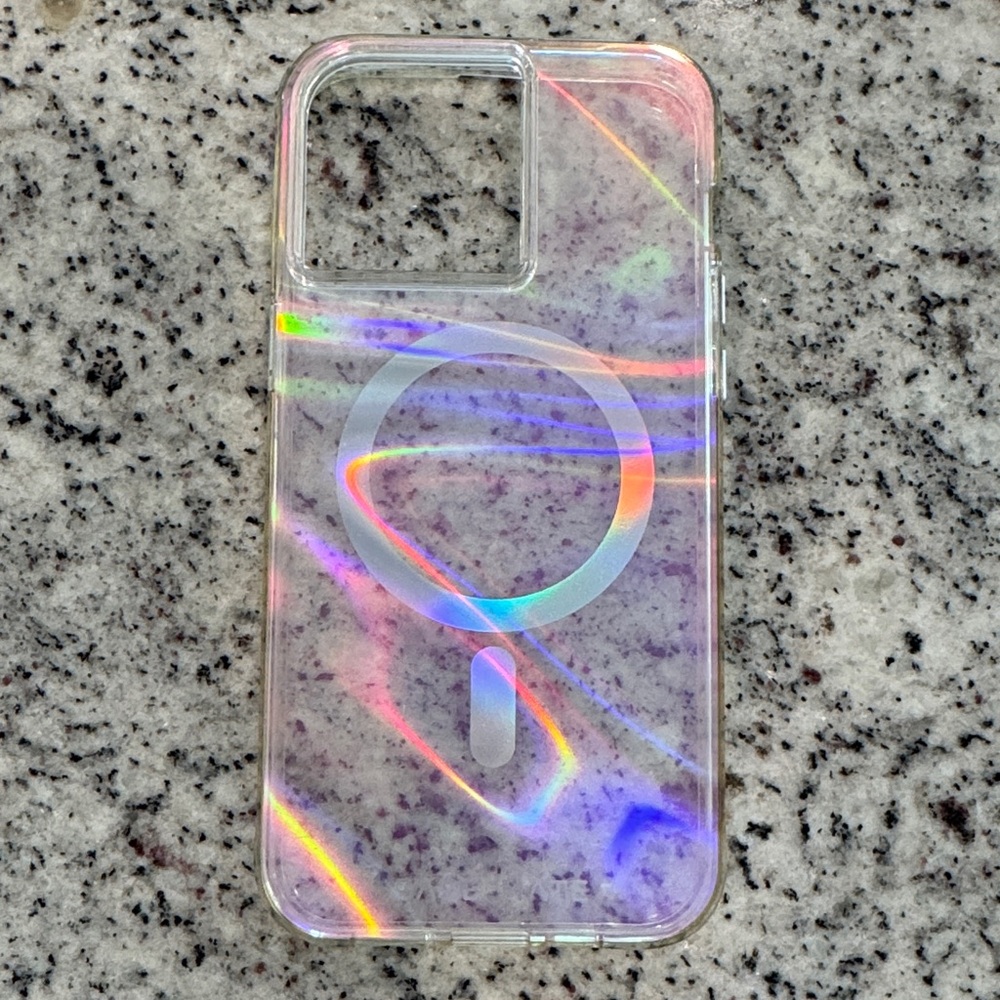 iPhone 15 Pro Max Holographic Phone Case with MagSafe Compatibility